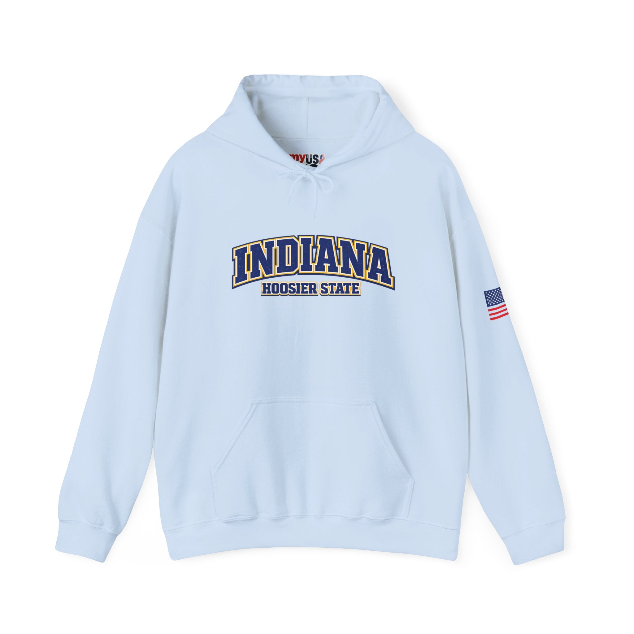 Indiana Hoosier State Heavy Blend Hooded Sweatshirt