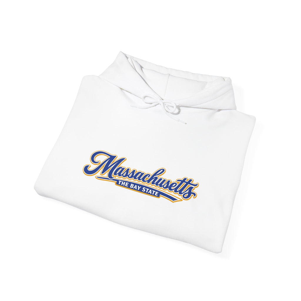Massachusetts The Bay State Heavy Blend Hooded Sweatshirt