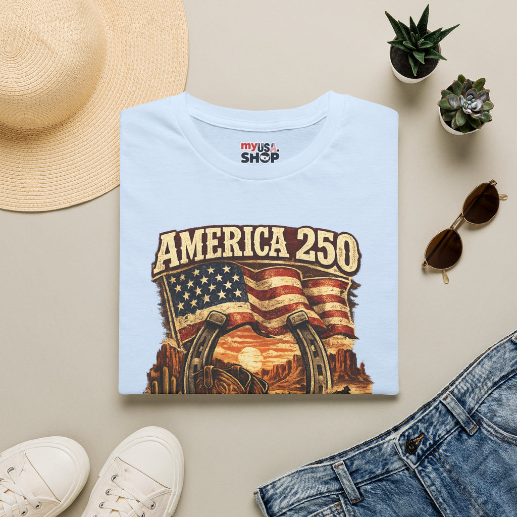 America 250 Utah T-Shirt — Freedom Frontier Western Graphic Tee