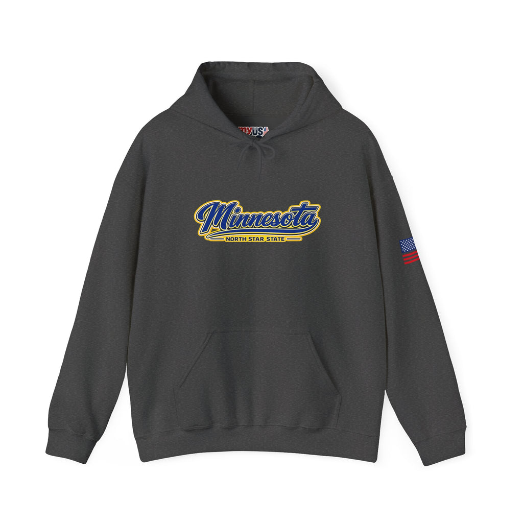 Minnesota North Star State Heavy Blend Hooded Sweatshirt