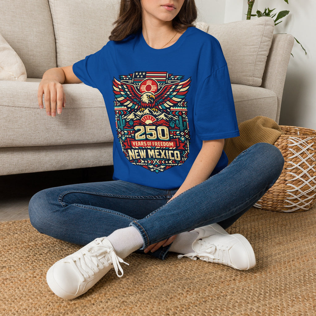 America 250 x New Mexico 250th Anniversary Eagle — State Pride Patriotic