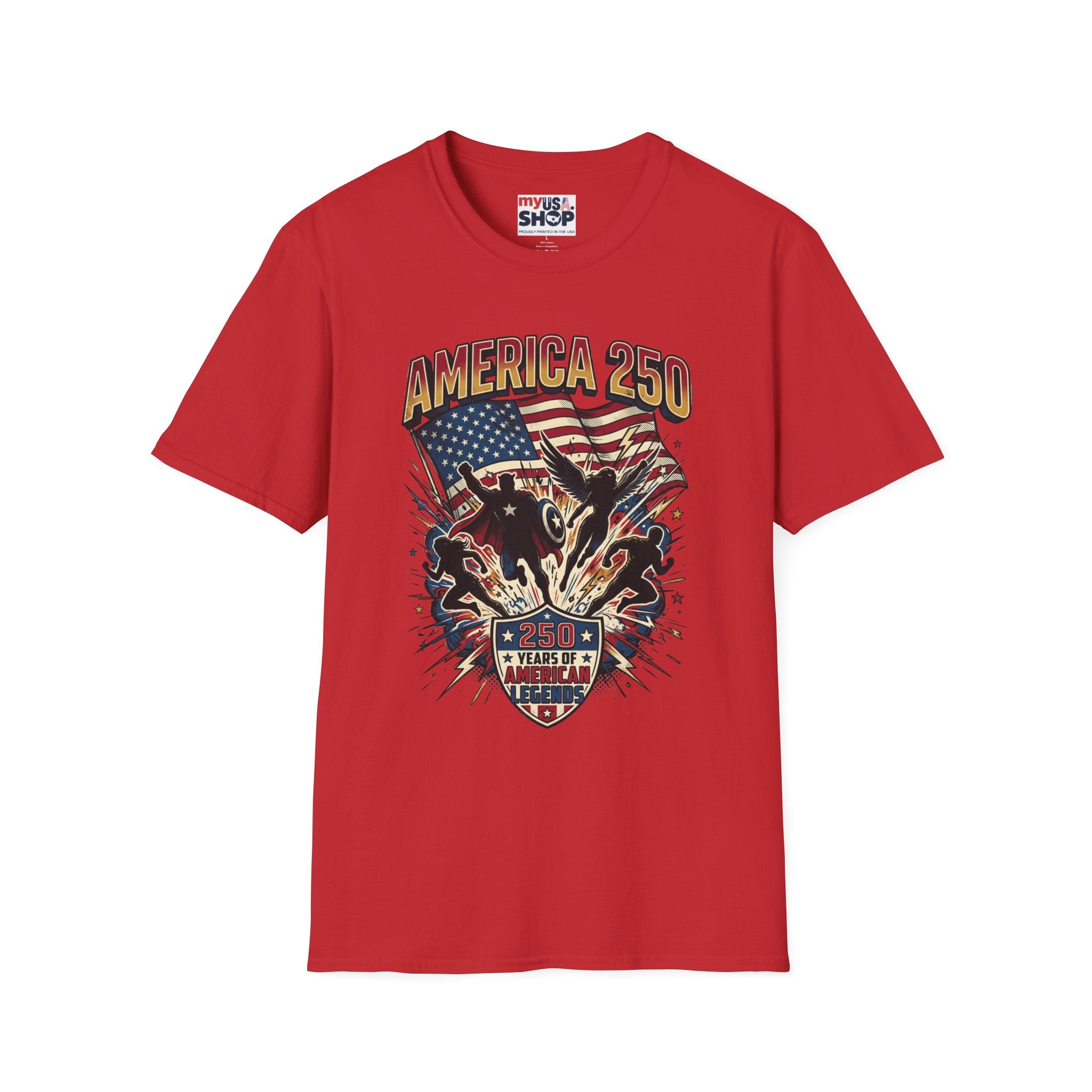 America 250 Unisex Softstyle T-Shirt - Celebrate 250 Years of American Freedom Pop Culture