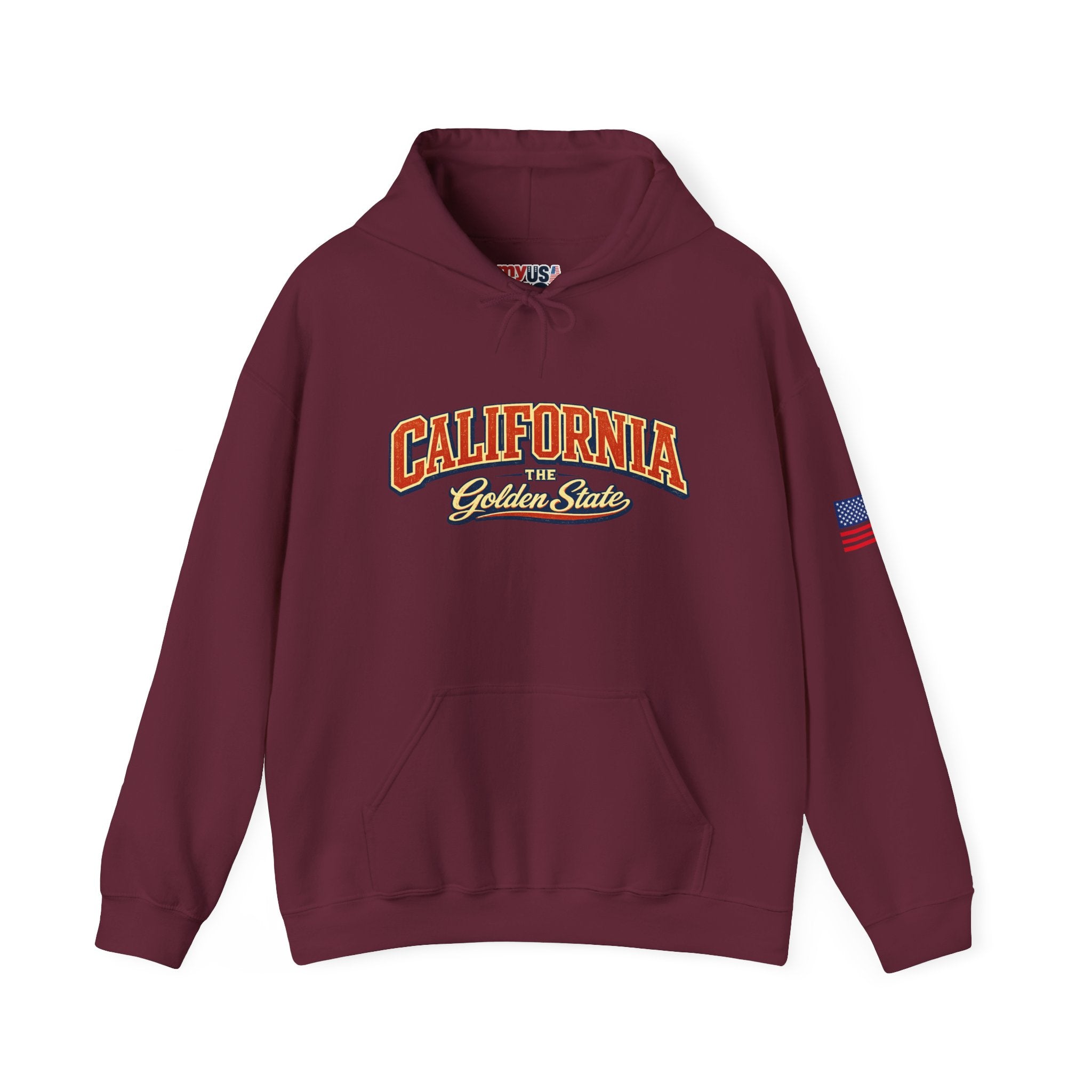 California The Golden State Heavy Blend Hooded Sweatshirt