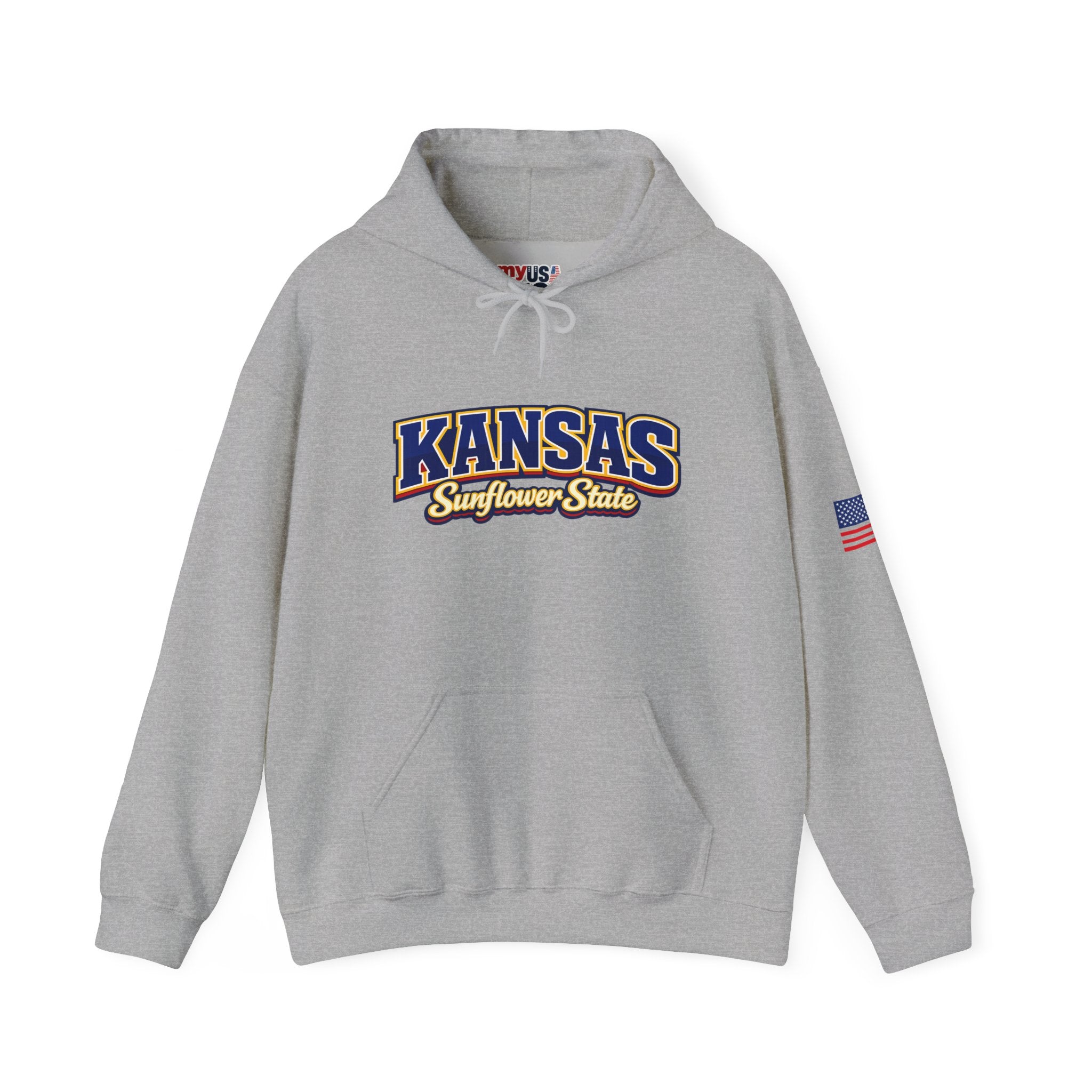 Kansas Sunflower State Heavy Blend Hooded Sweatshirt