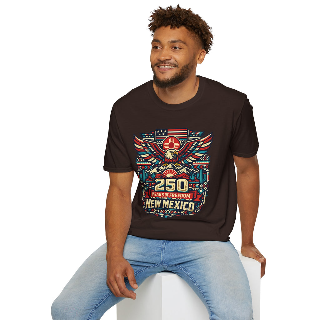 America 250 x New Mexico 250th Anniversary Eagle — State Pride Patriotic