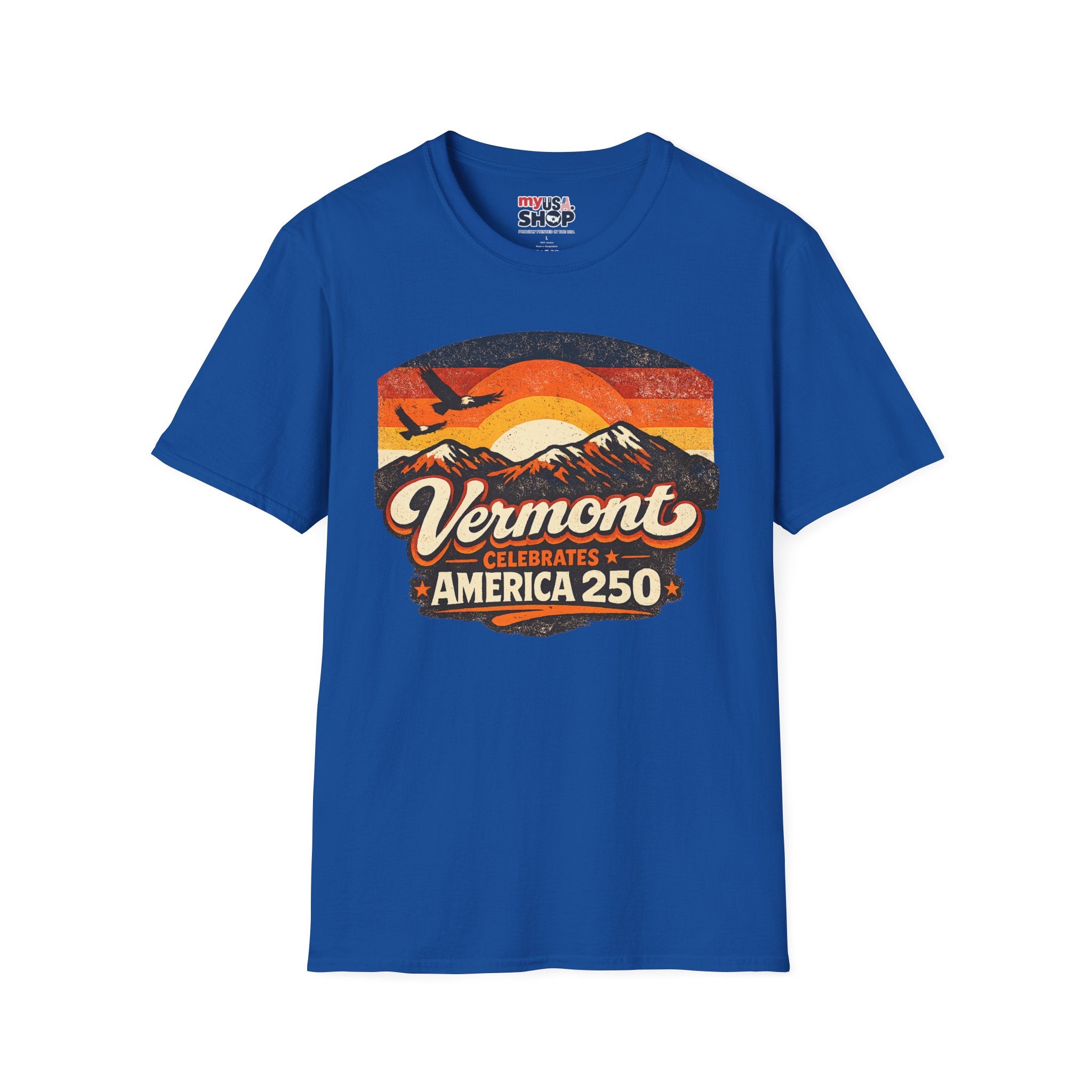 America 250 Vermont Sunset T-Shirt – Vintage Mountains