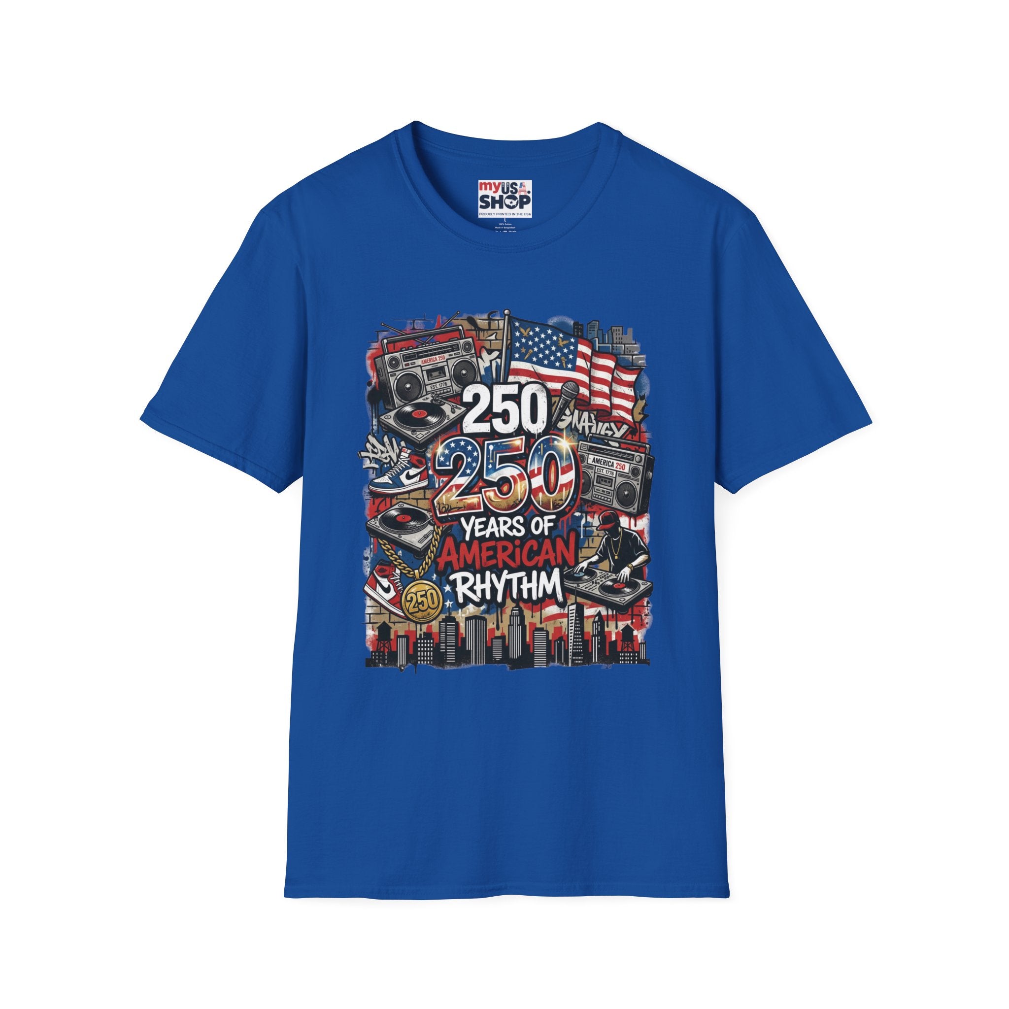 250 Years of American Rhythm T-Shirt America 250 Pop Culture
