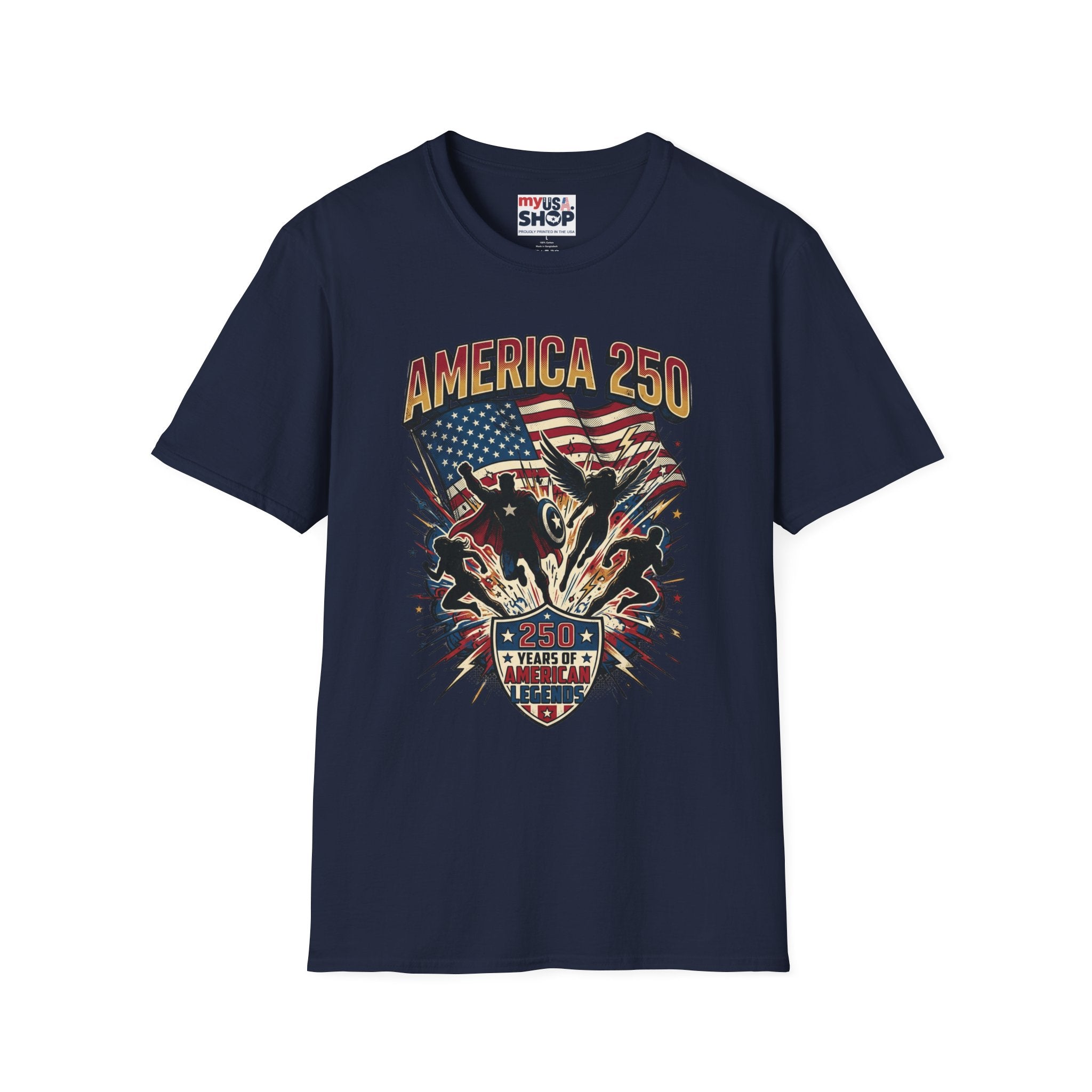 America 250 Unisex Softstyle T-Shirt - Celebrate 250 Years of American Freedom Pop Culture