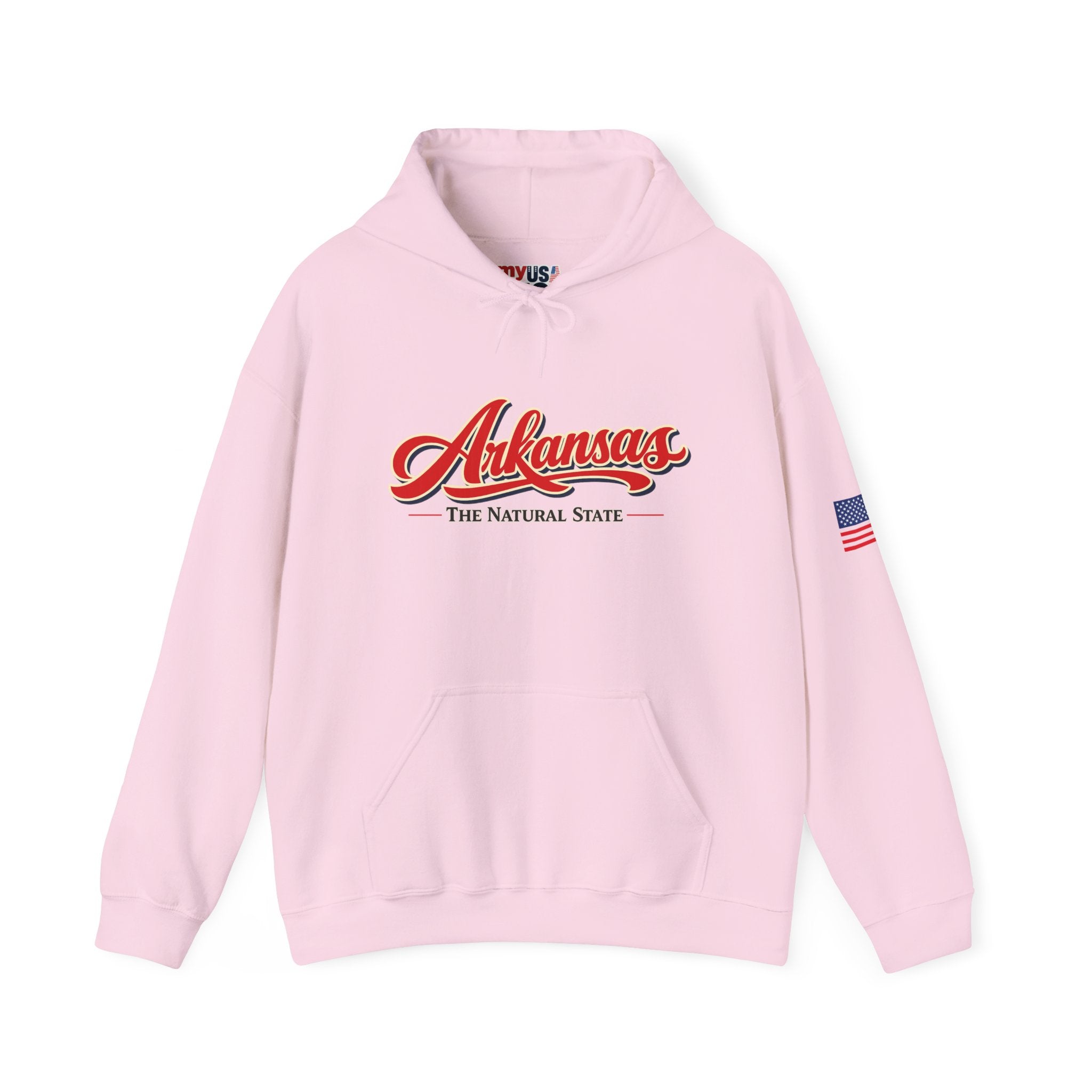 Arkansas The Natural State Heavy Blend Hooded Sweatshirt
