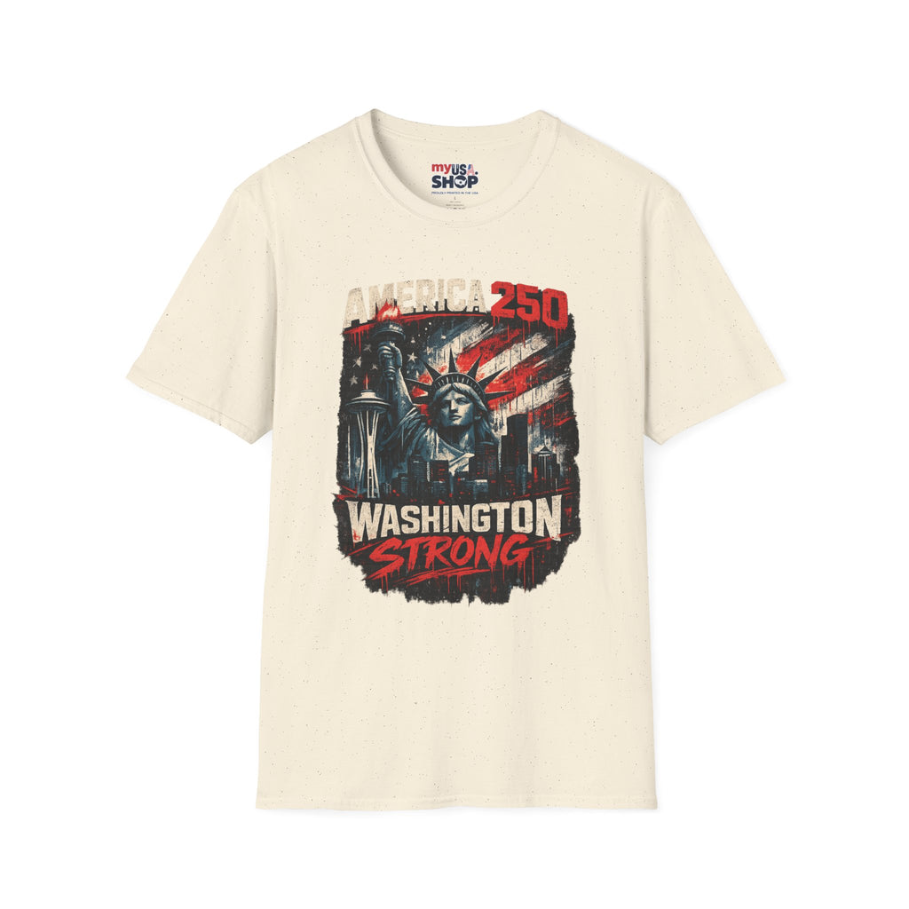 America 250 Statue of Liberty T-Shirt — Washington Strong Patriotic Tee