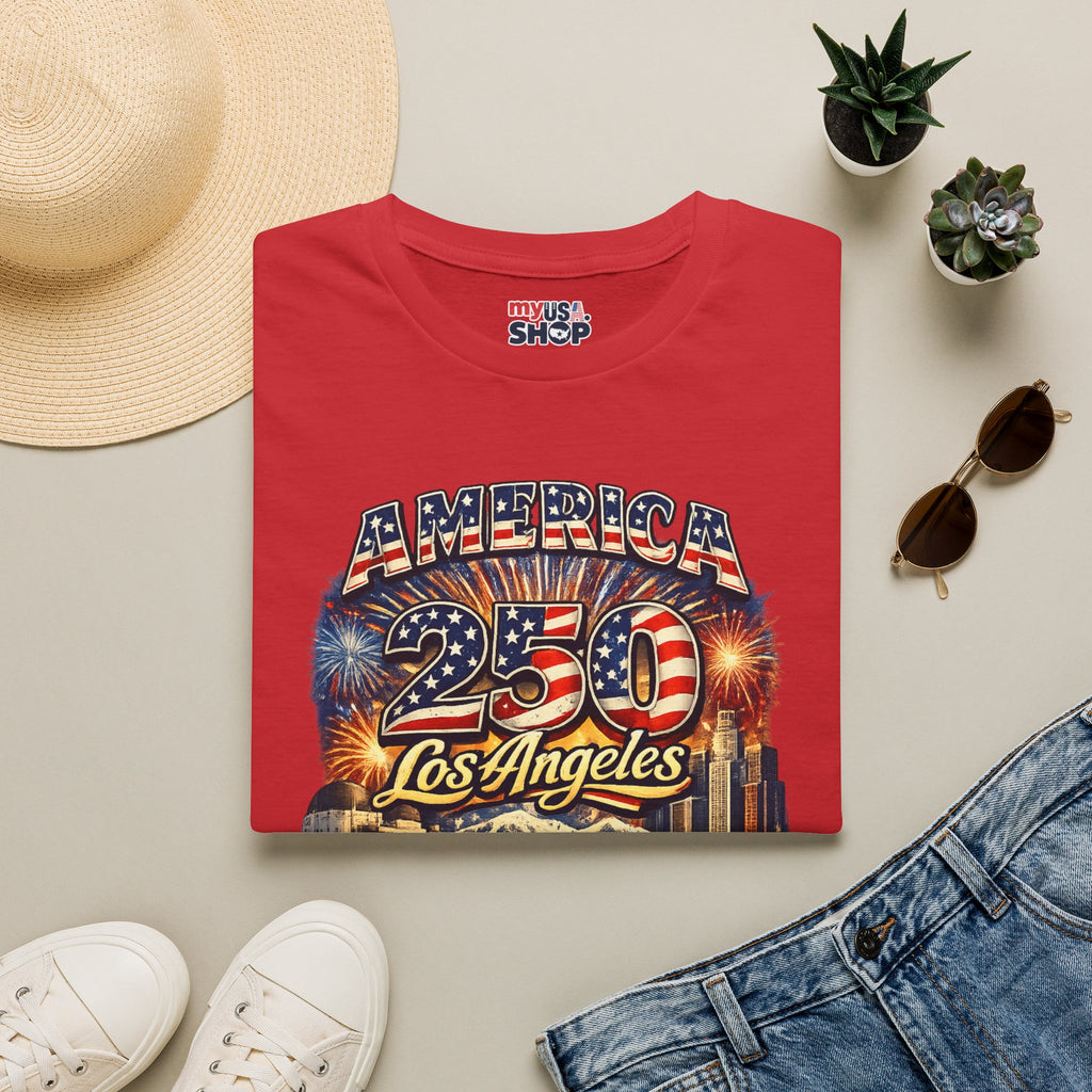 America 250 Los Angeles Hollywood Santa Monica Griffith Eagle 1776 2026 California Tee