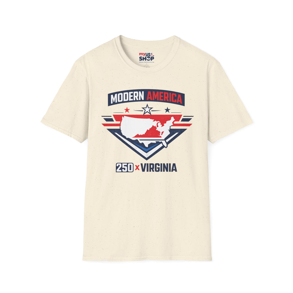 America 250 Virginia T‑Shirt — Patriotic USA State Graphic Tee