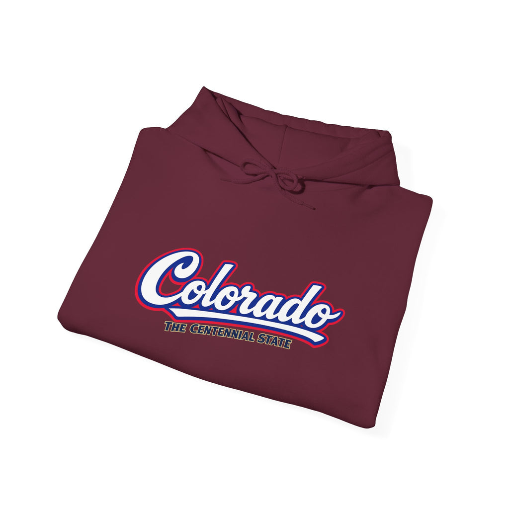 Colorado The Centennial State Heavy Blend Hooded Sweatshirt