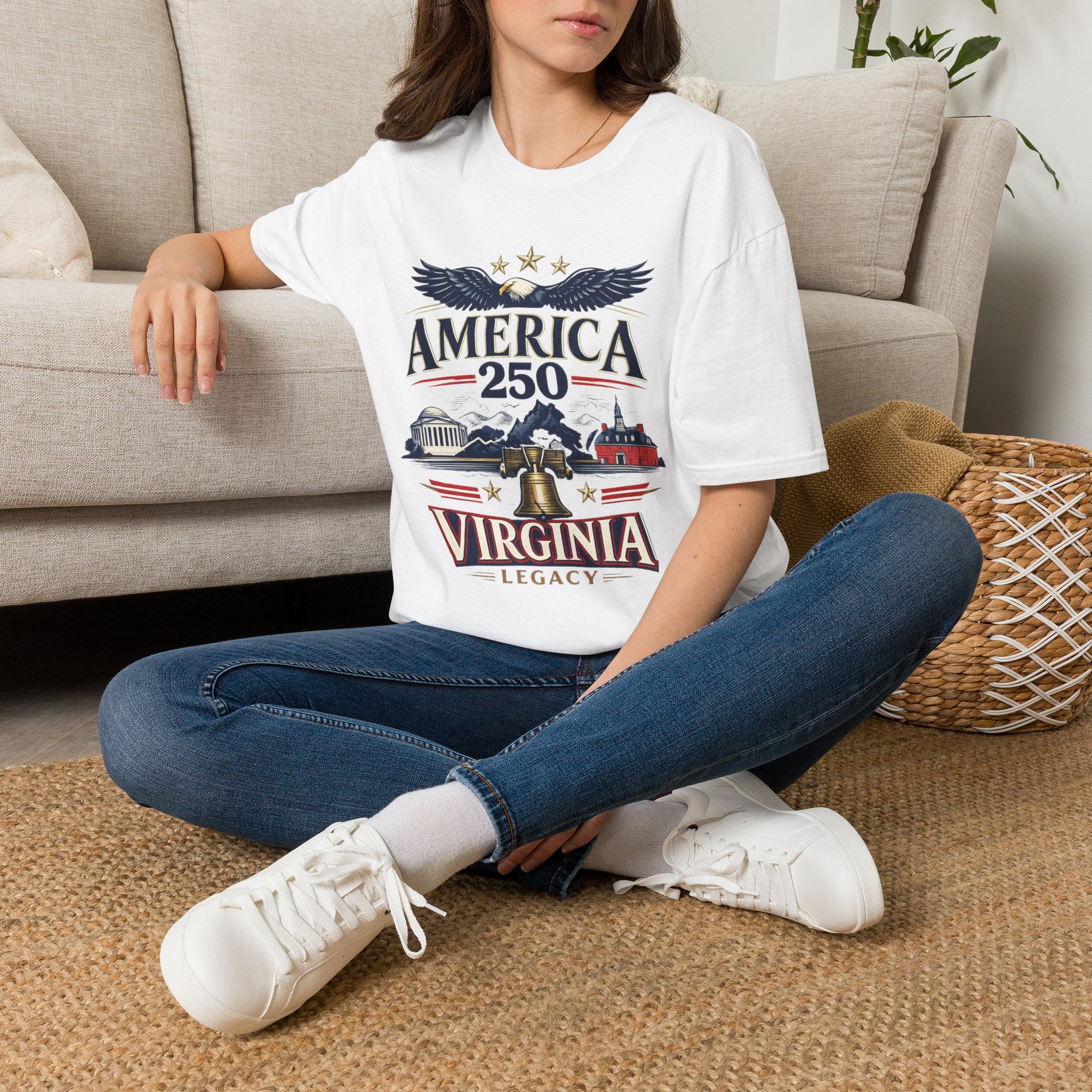 America 250 T‑Shirt – Virginia Legacy Patriotic Anniversary Tee
