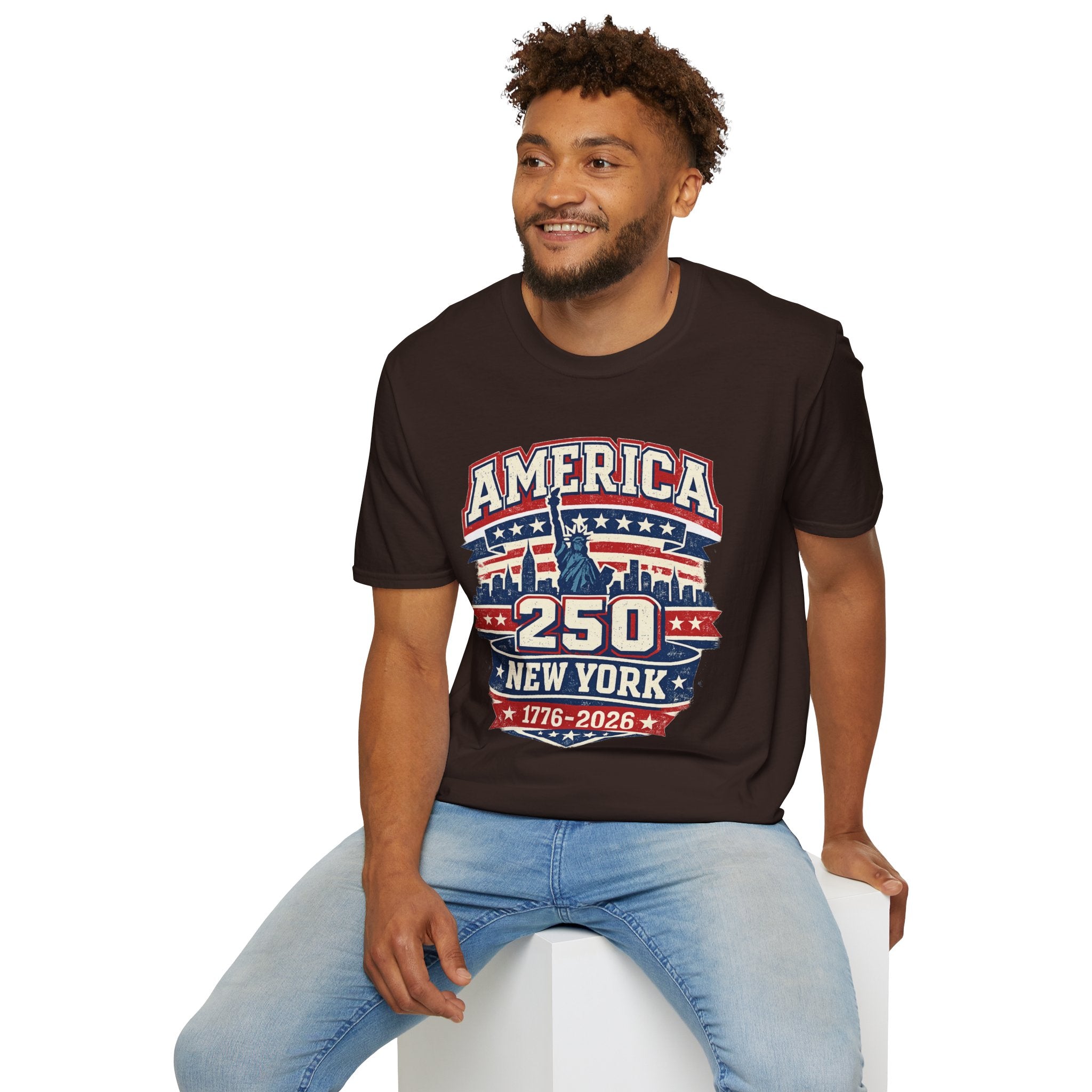America 250 New York — 1776-2026 Patriotic Tee