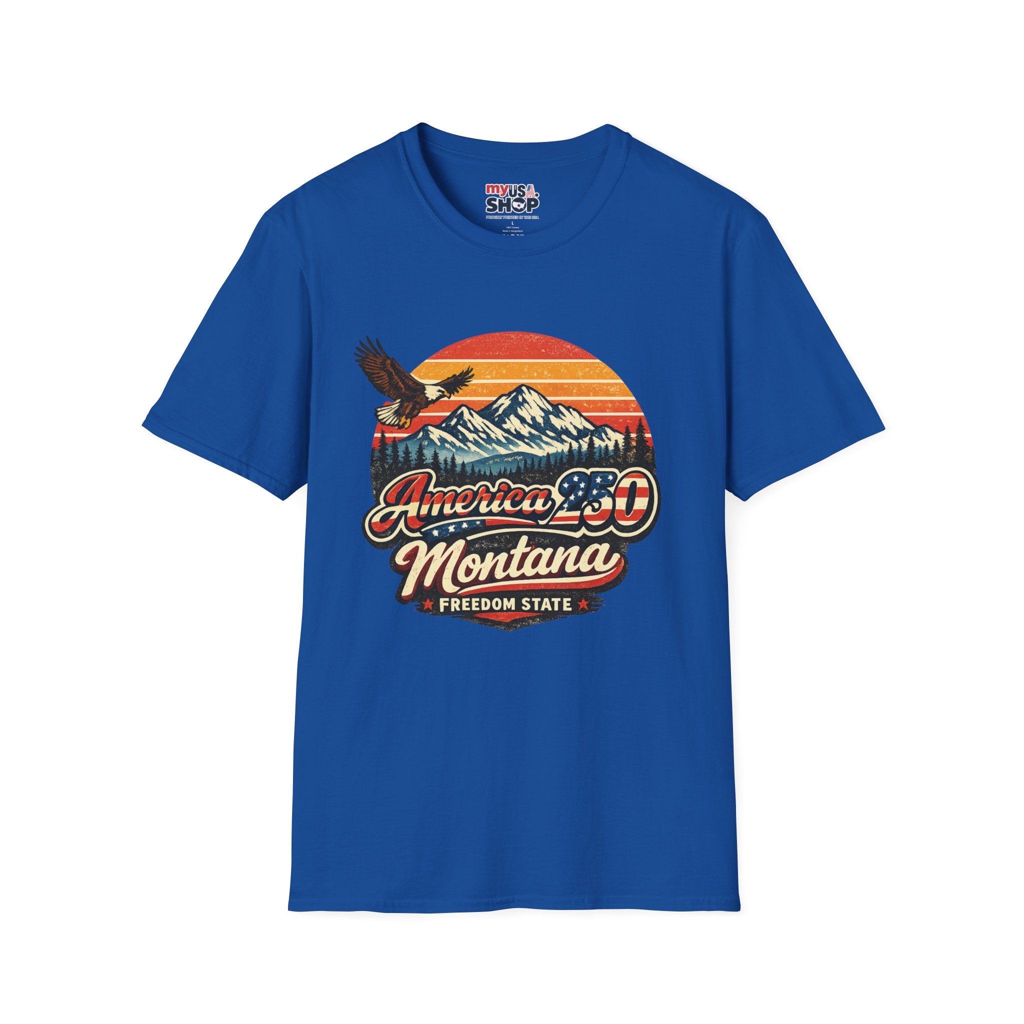 America 250 x Montana Vintage Eagle — America 80s Retro Mountain