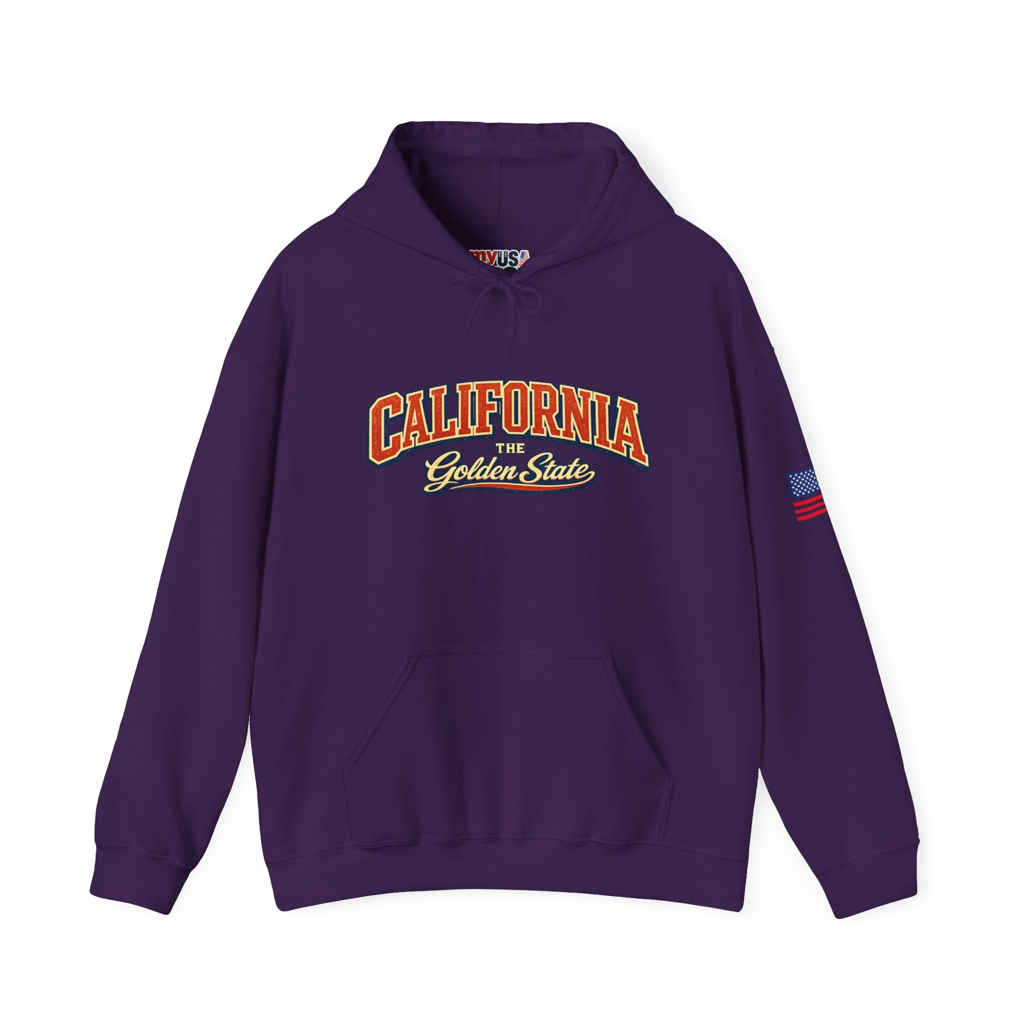 California The Golden State Heavy Blend Hooded Sweatshirt