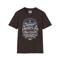 America 250 Graphic T-Shirt — Hollywood Stars & Stripes Eagle Design
