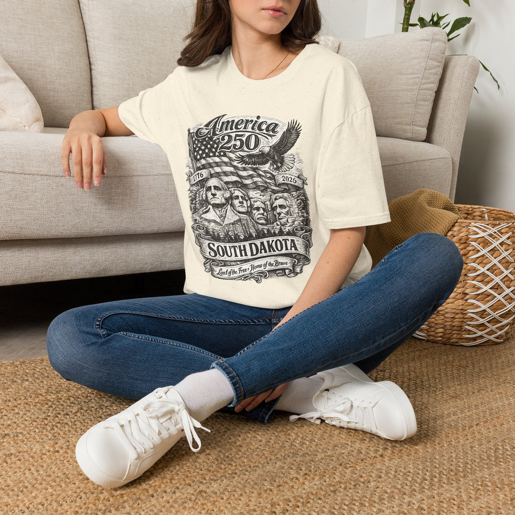America 250 South Dakota T-Shirt — Mount Rushmore Patriotic Anniversary Graphic Tee