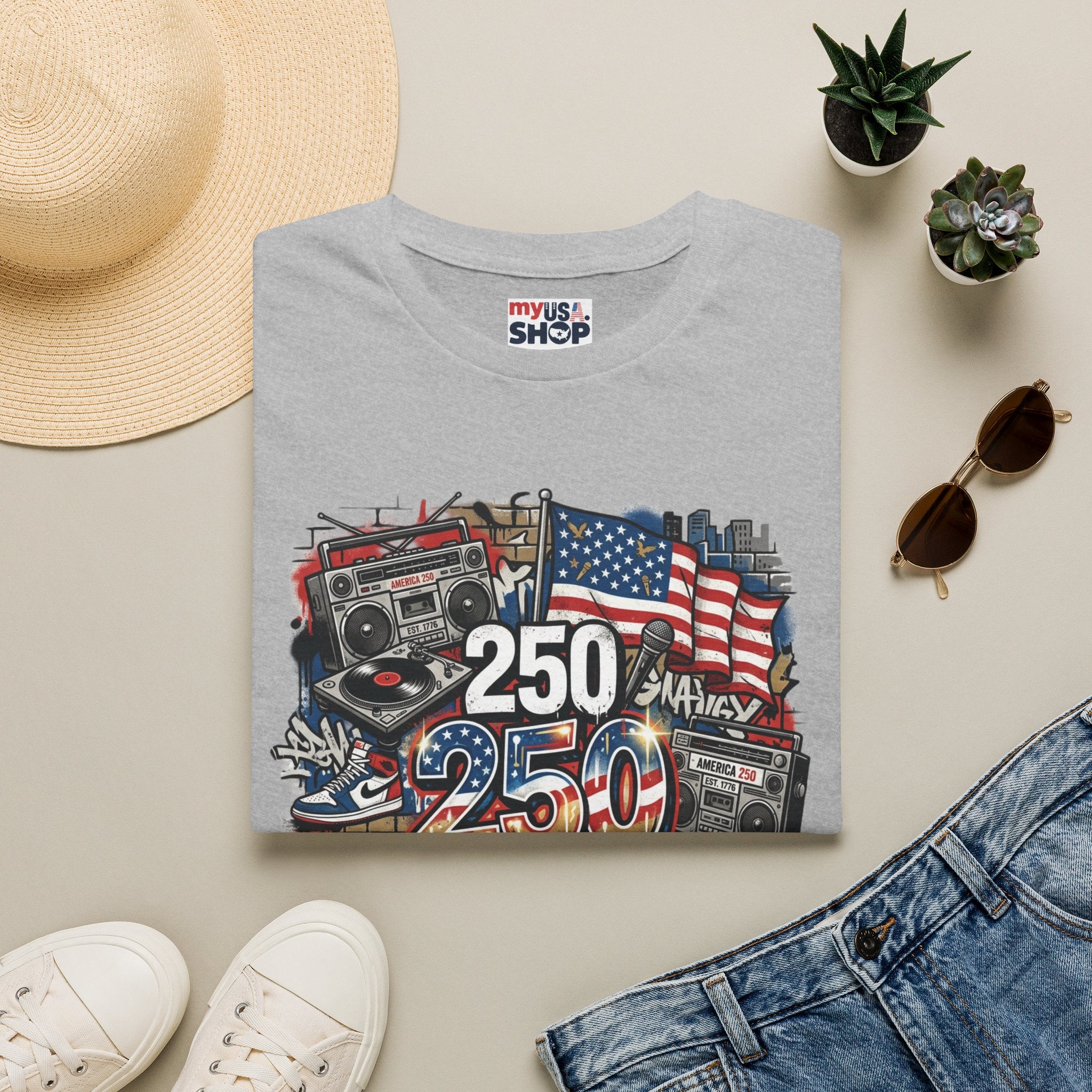 250 Years of American Rhythm T-Shirt America 250 Pop Culture