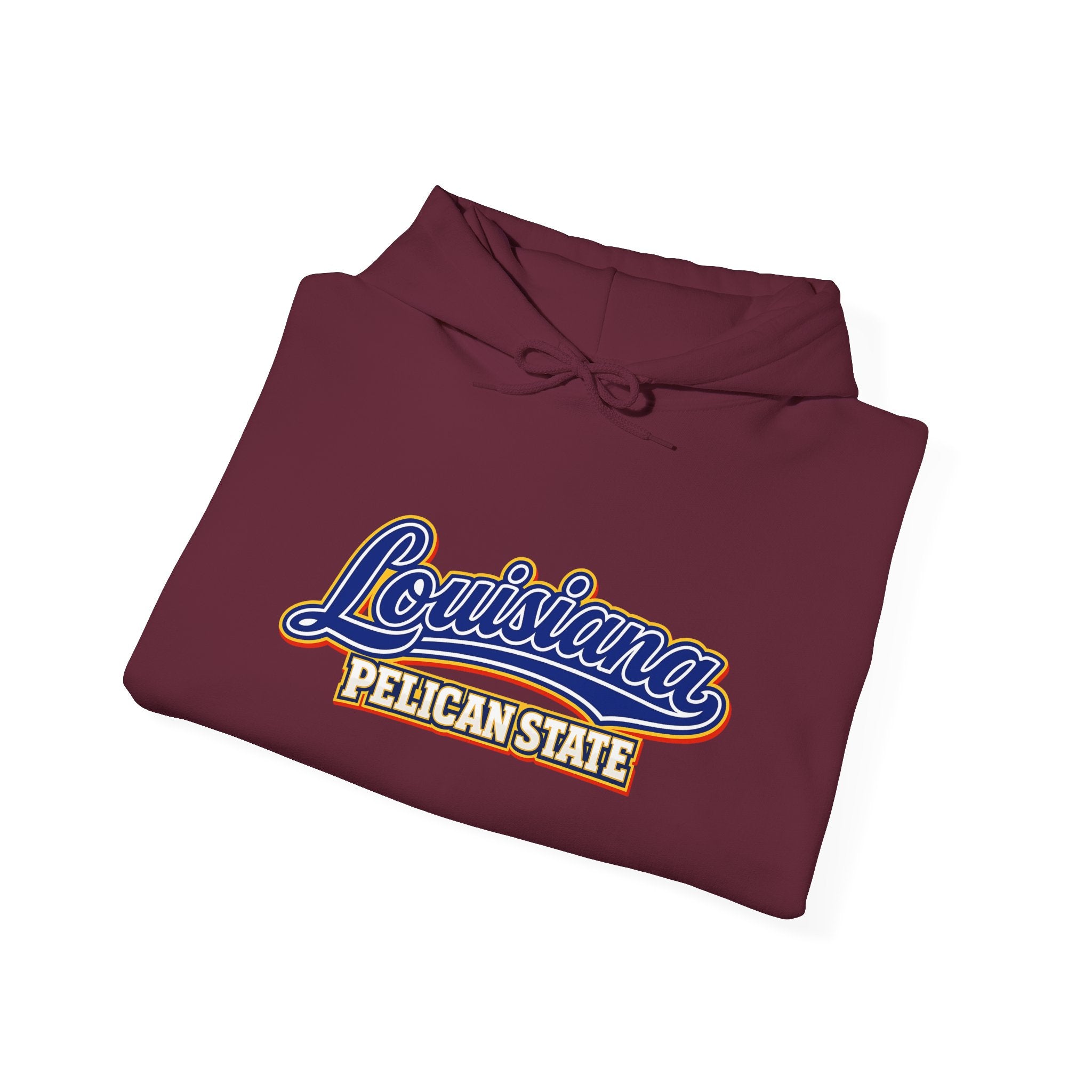 Louisiana Pelican State Heavy Blend Hooded Sweatshirt