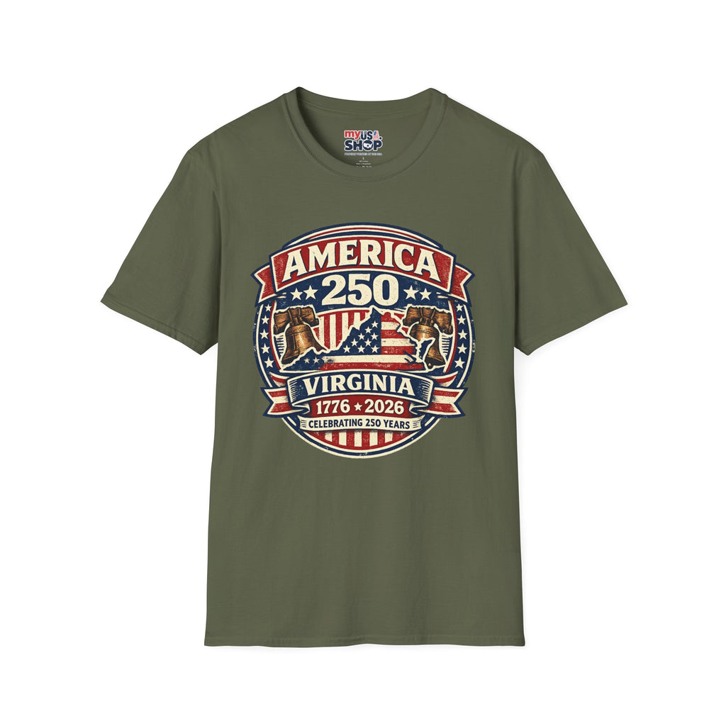 America 250 Virginia 1776-2026 Commemorative T-Shirt