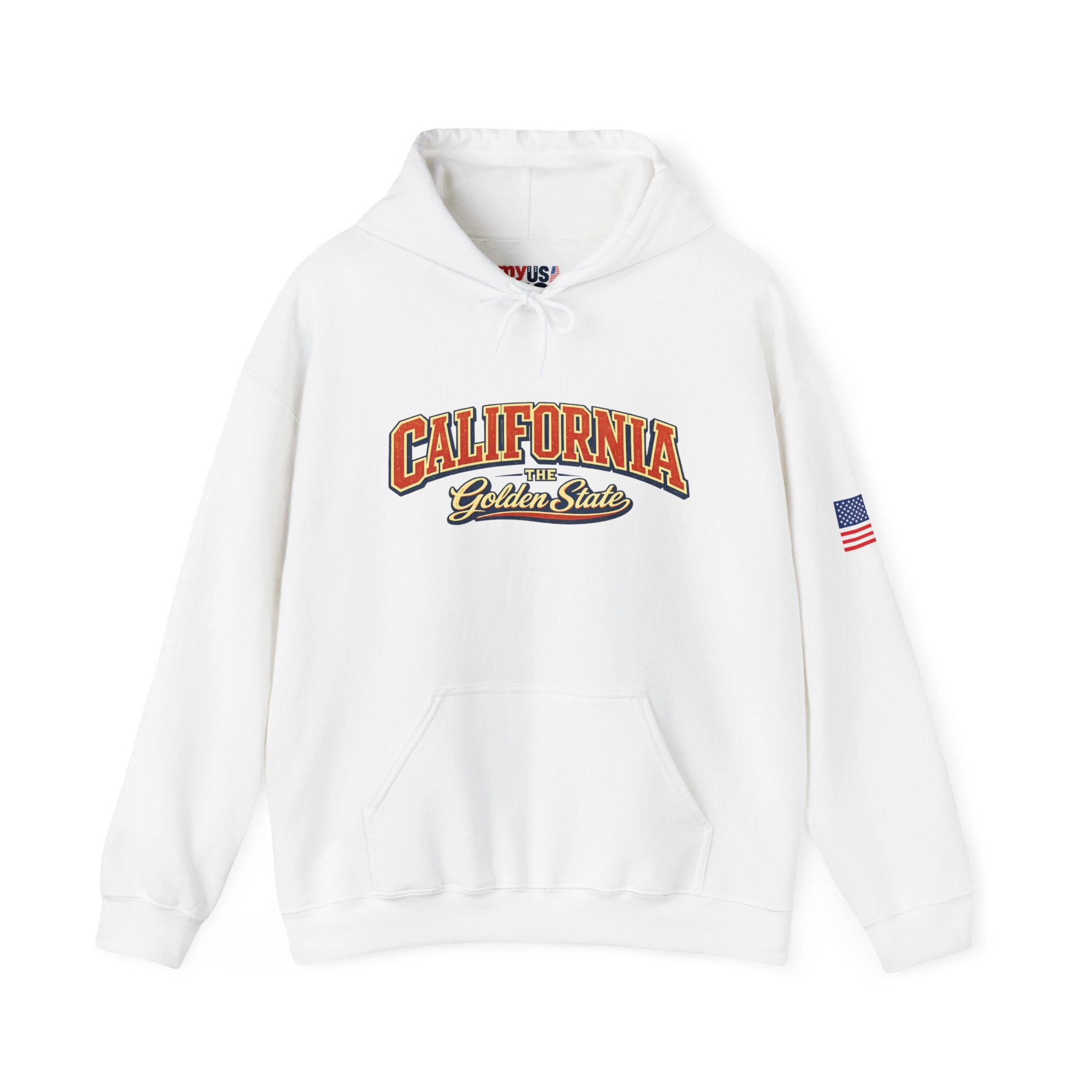 California The Golden State Heavy Blend Hooded Sweatshirt