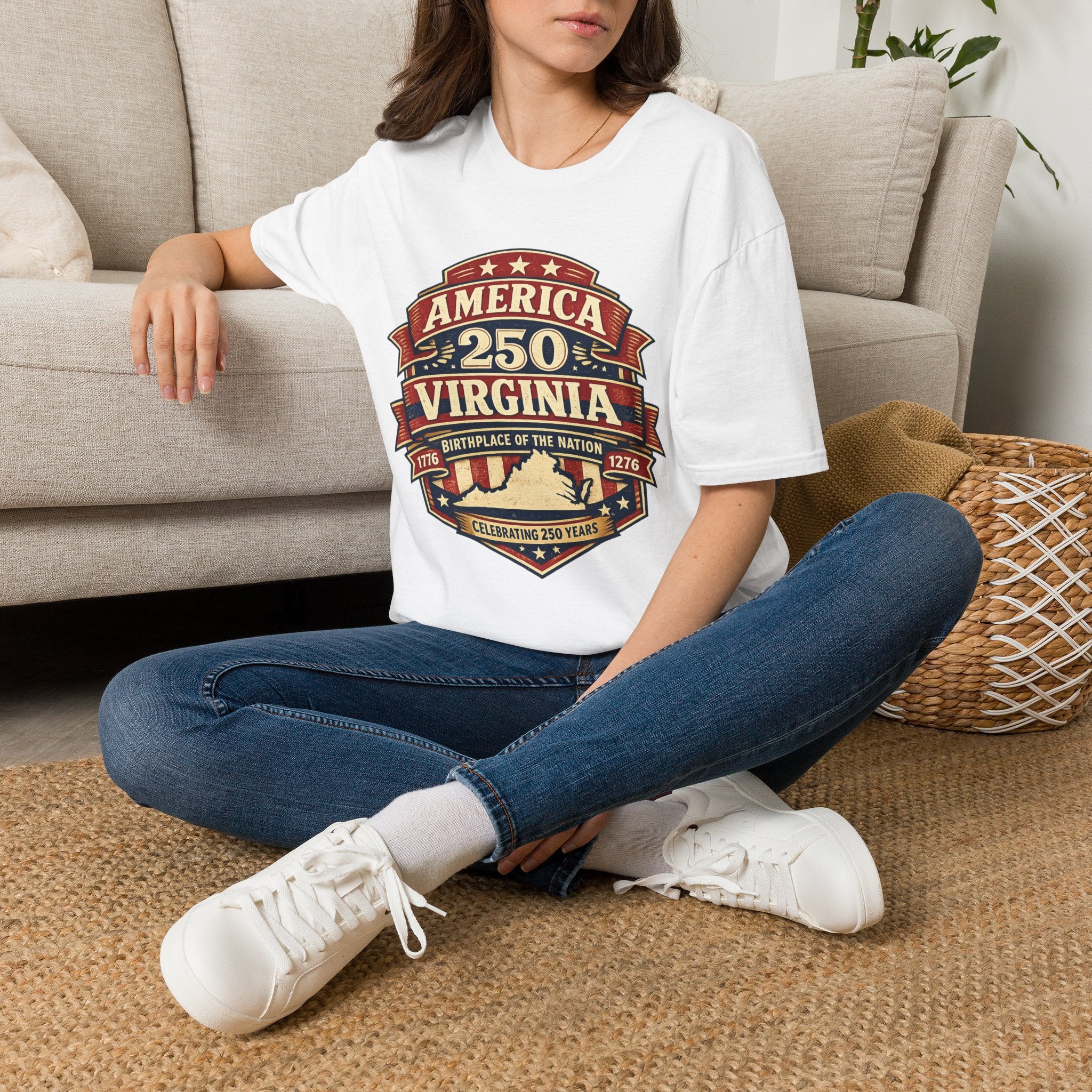 American 250 Virgnia Tee Birthplace of the Nation Design