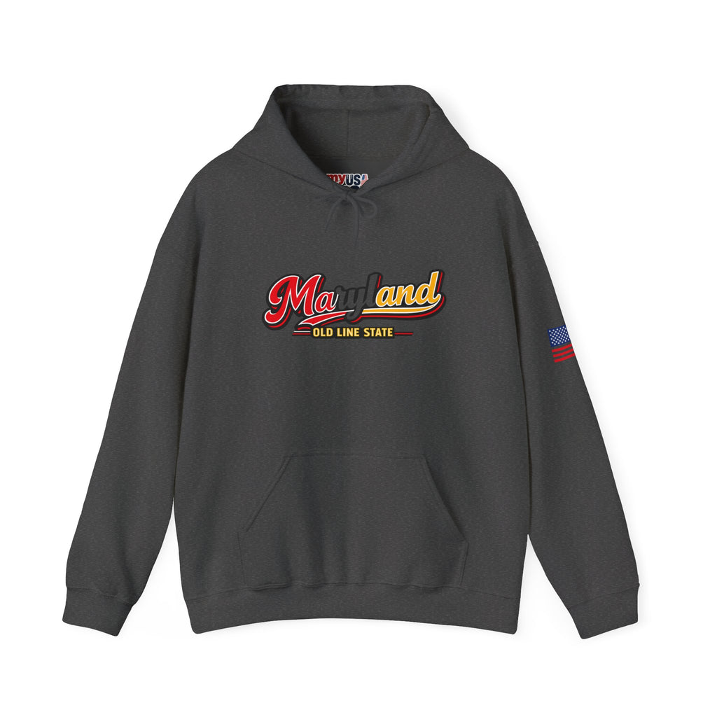 Maryland Old Line State Heavy Blend Hooded Sweatshirt