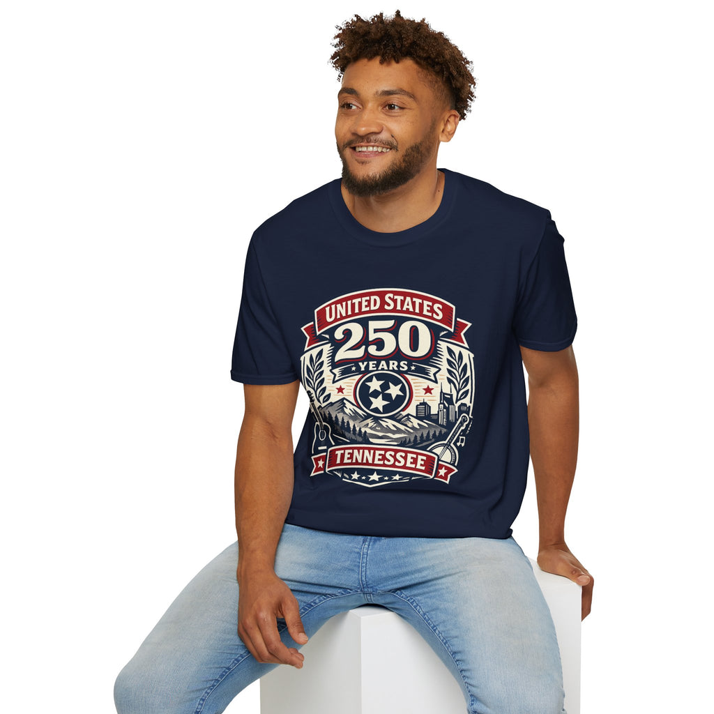 America 250 Tennessee T-Shirt — United States 250 Years Heritage Graphic Tee
