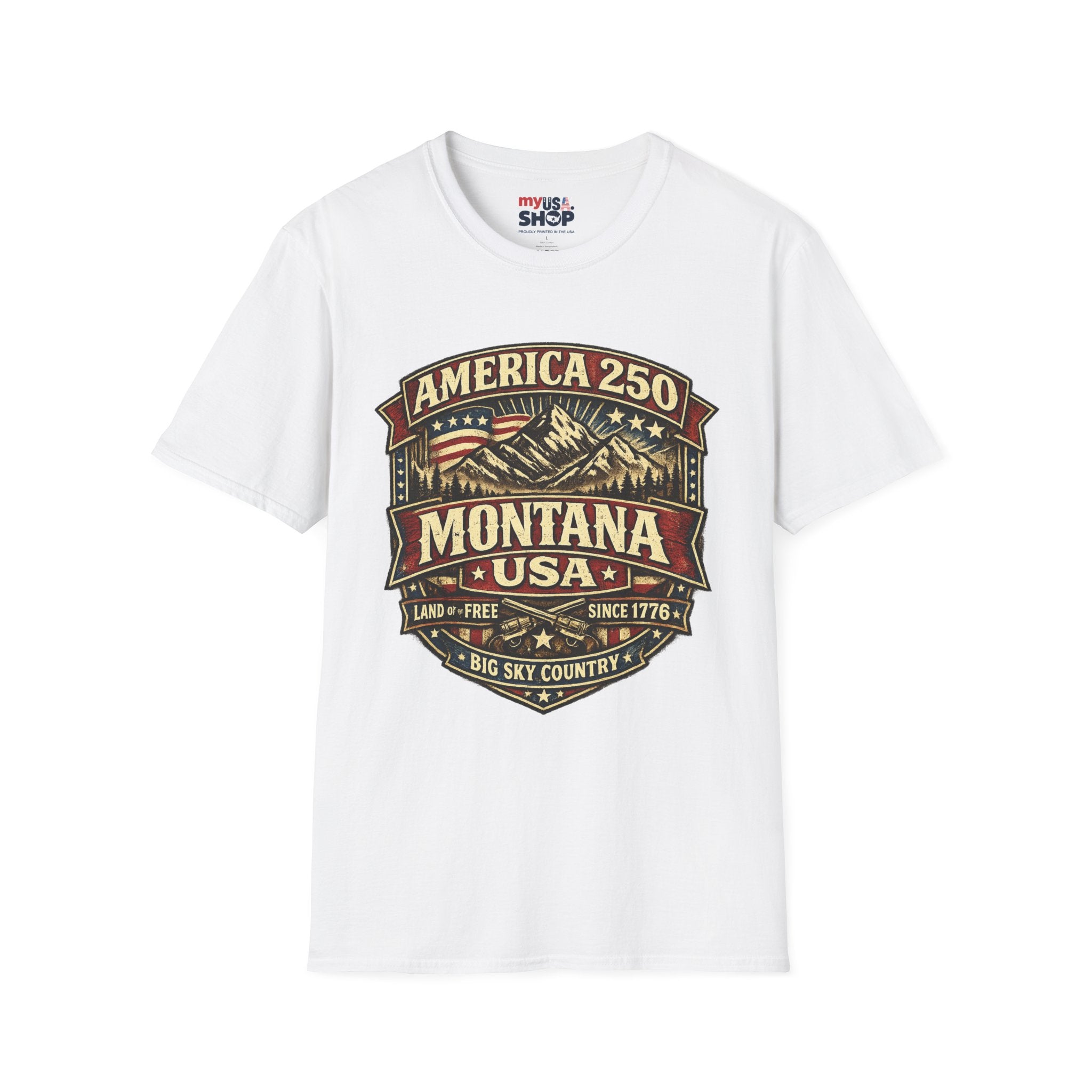America 250 Montana Vintage Mountain
