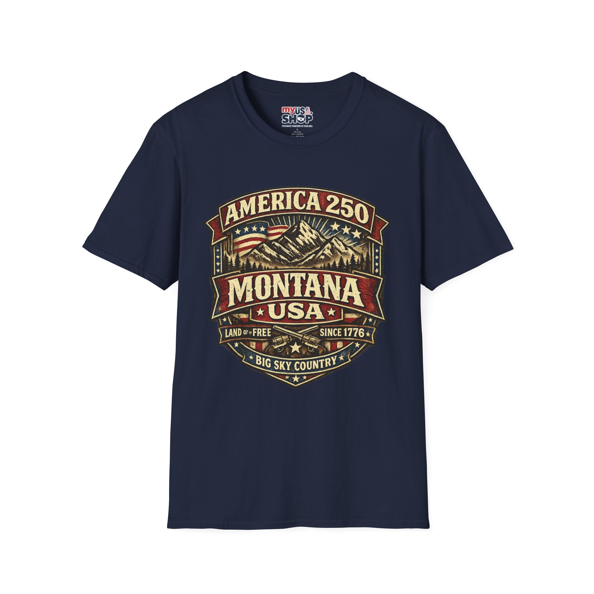 America 250 Montana Vintage Mountain