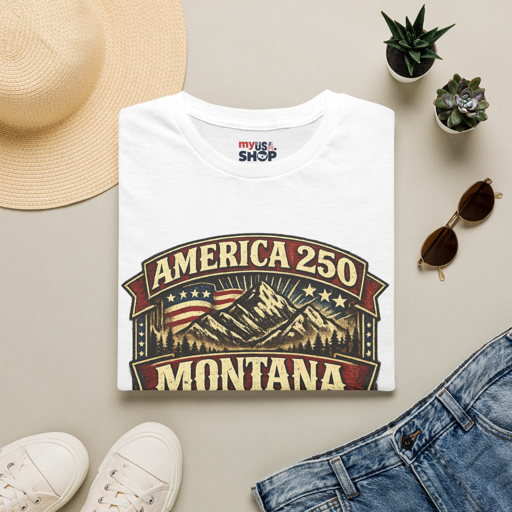 America 250 Montana Vintage Mountain
