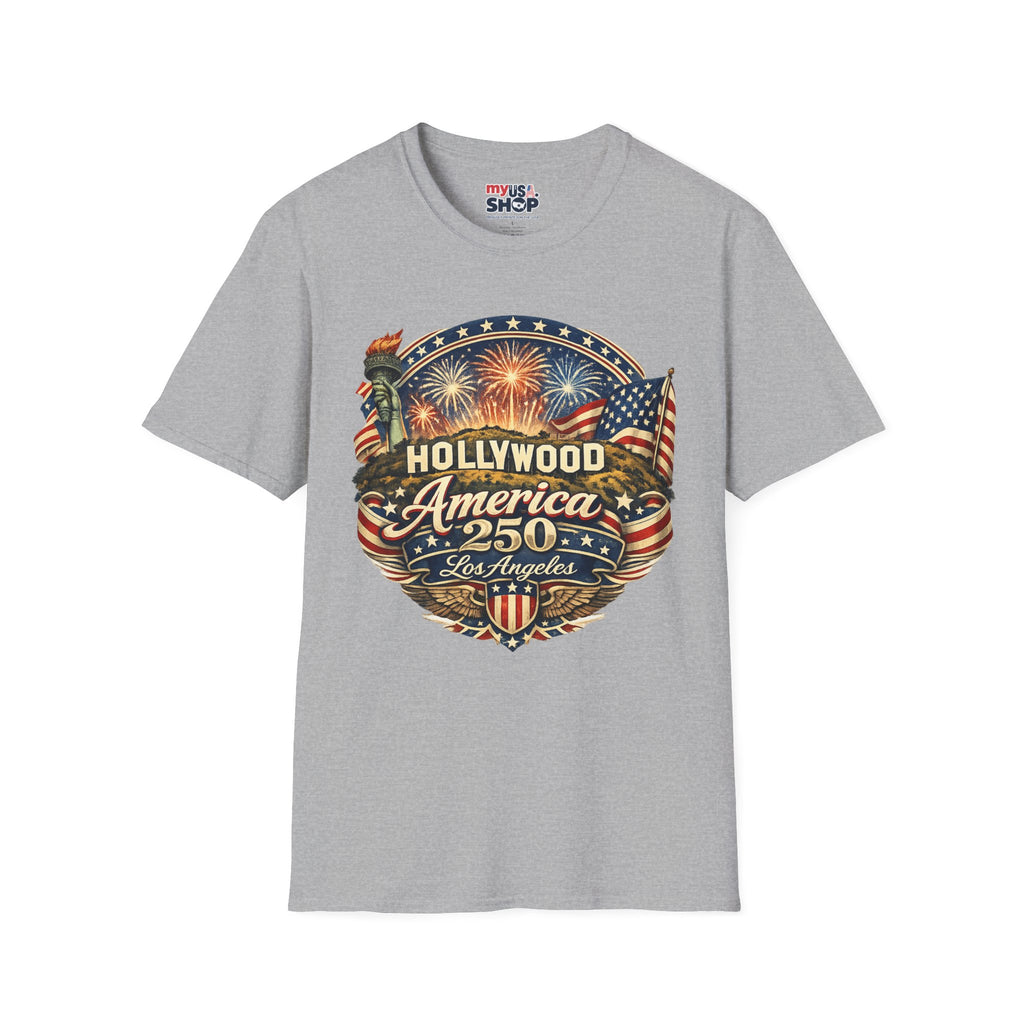 Los Angeles Hollywood Meets America 250 California Tee