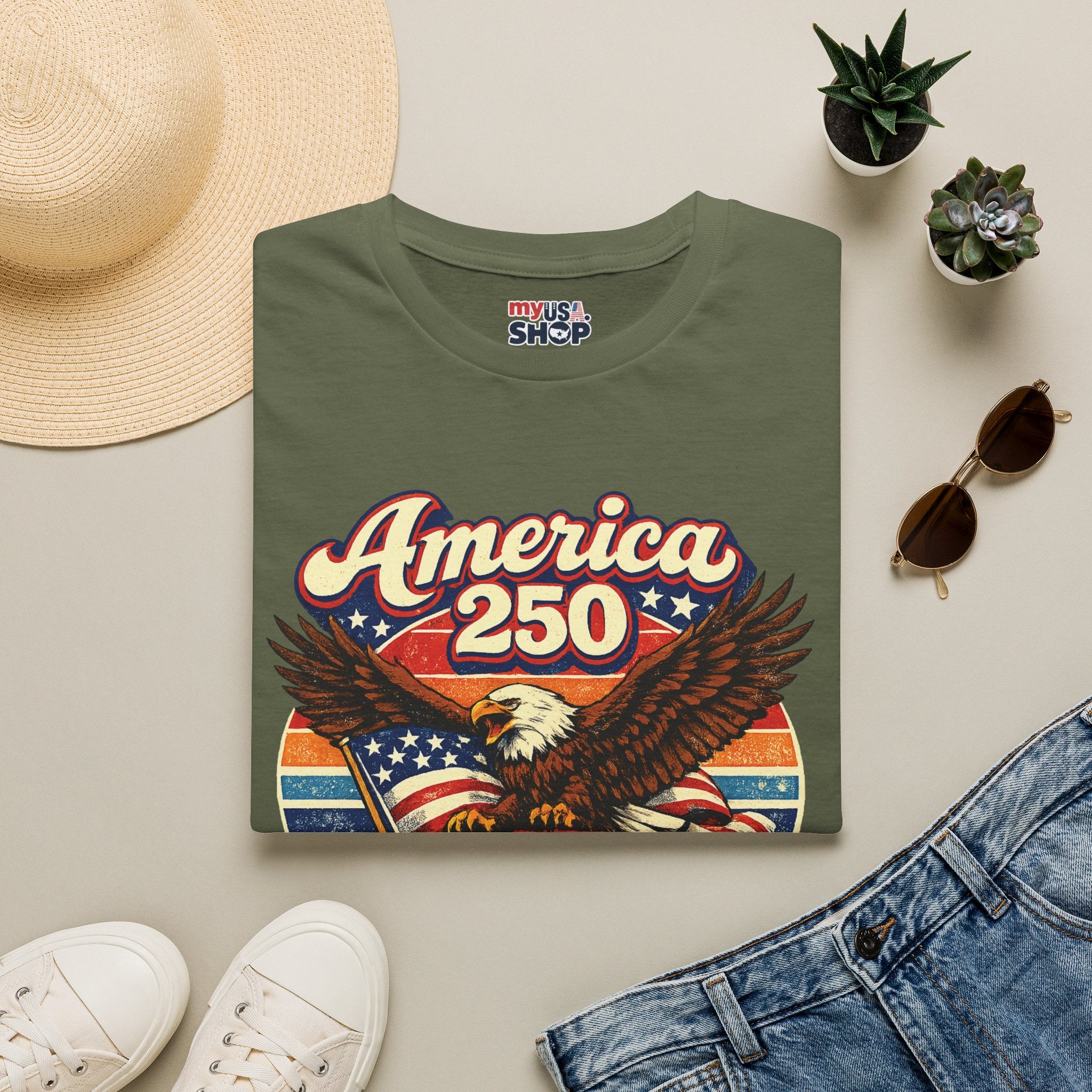 America 250 - Eagle Virginia Design Tee