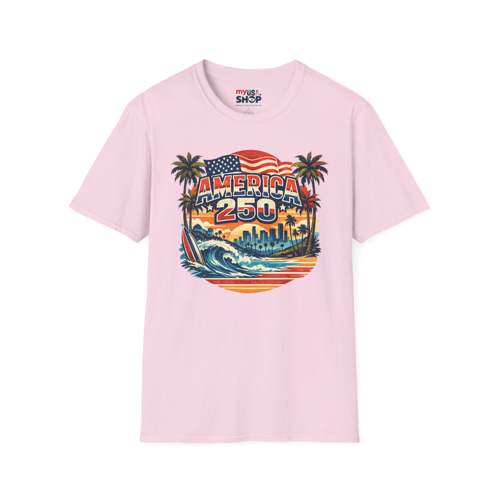 America 250 Los Angeles West Coast Patriot California Tee