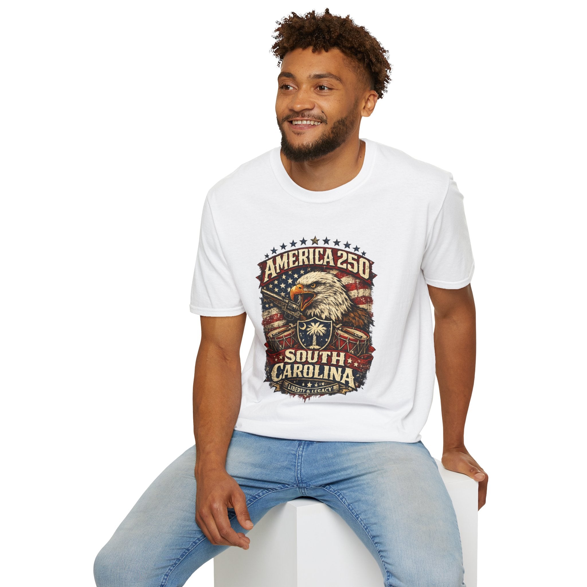 America 250 South Carolina T-Shirt Liberty and Legacy Celebration Tee