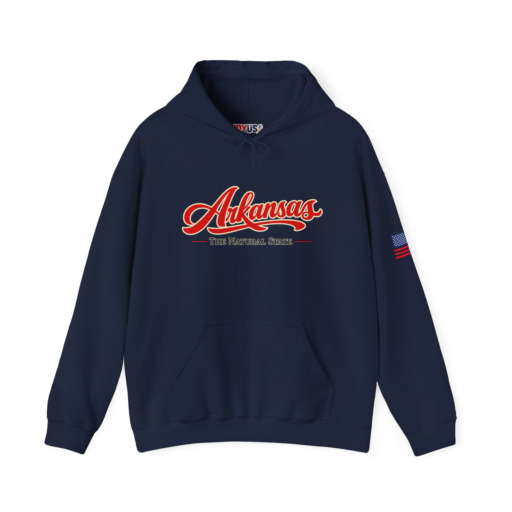 Arkansas The Natural State Heavy Blend Hooded Sweatshirt