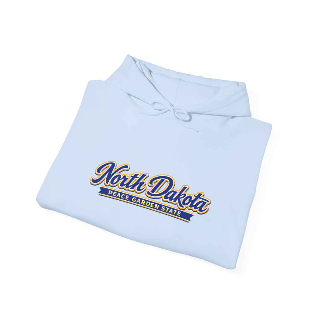 North Dakota Peace Garden State Heavy Blend Hooded Sweatshirt