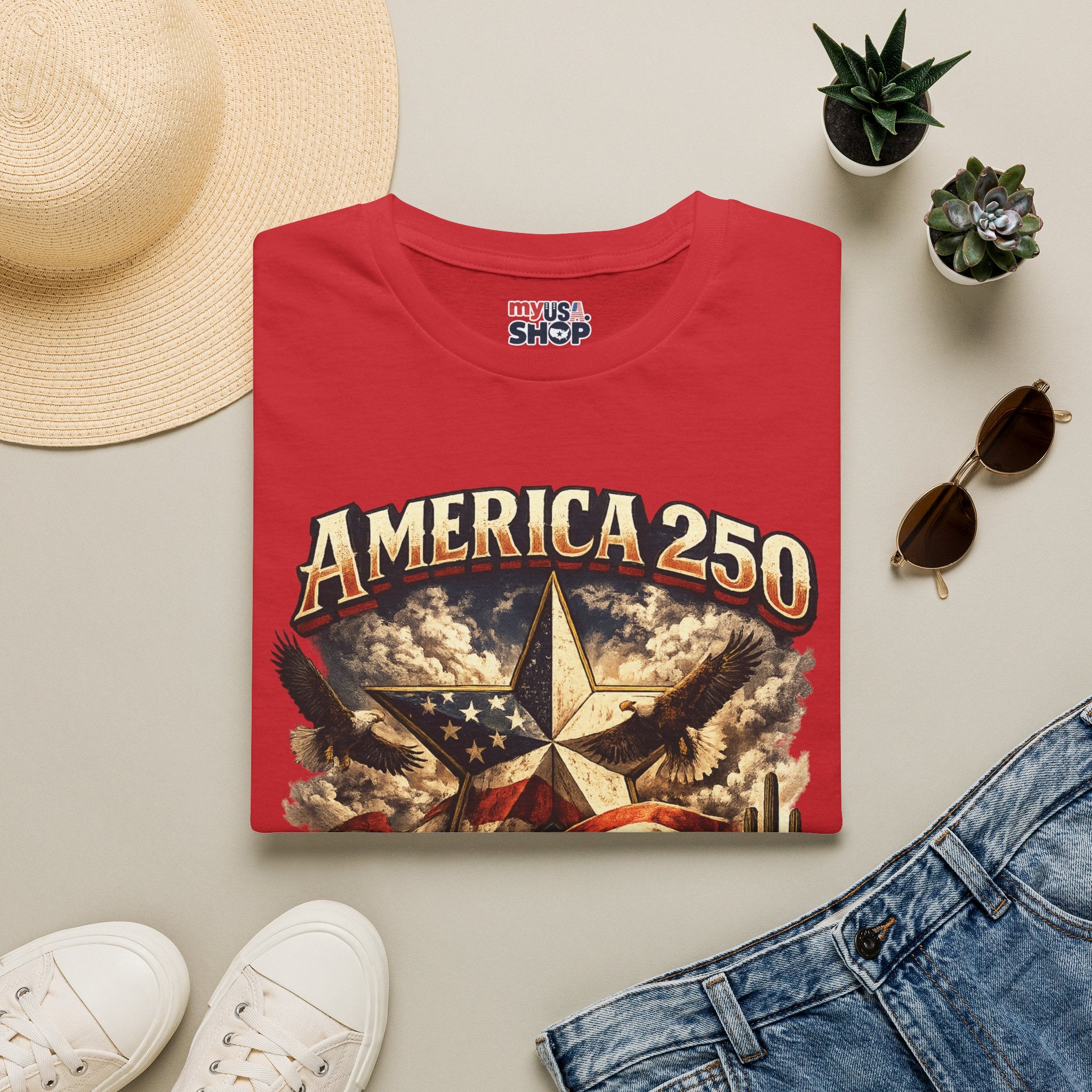 America 250 Texas Shirt — Texas Keeps Freedom Wild Patriotic Tee