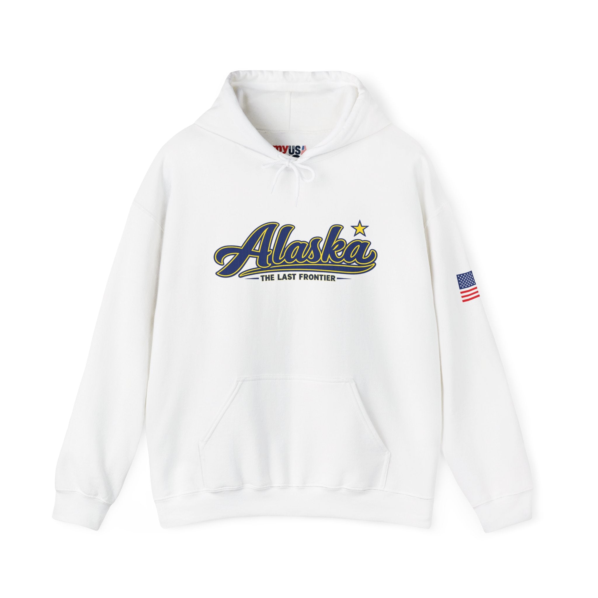 Alaska The Last Frontier Heavy Blend Hooded Sweatshirt