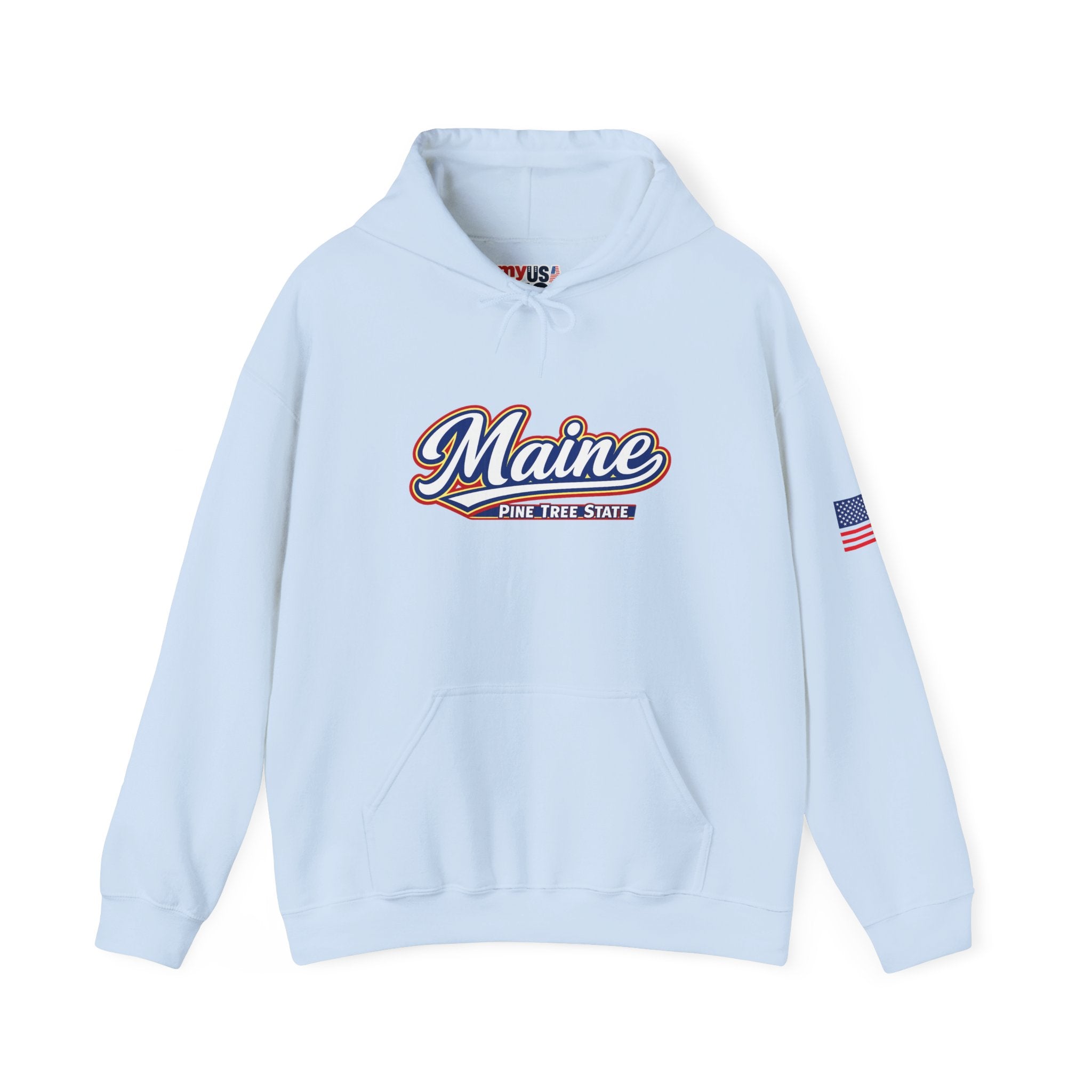 Maine Pine Tree State Heavy Blend Hooded Sweatshirt