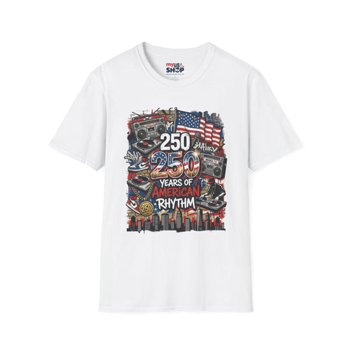250 Years of American Rhythm T-Shirt America 250 Pop Culture
