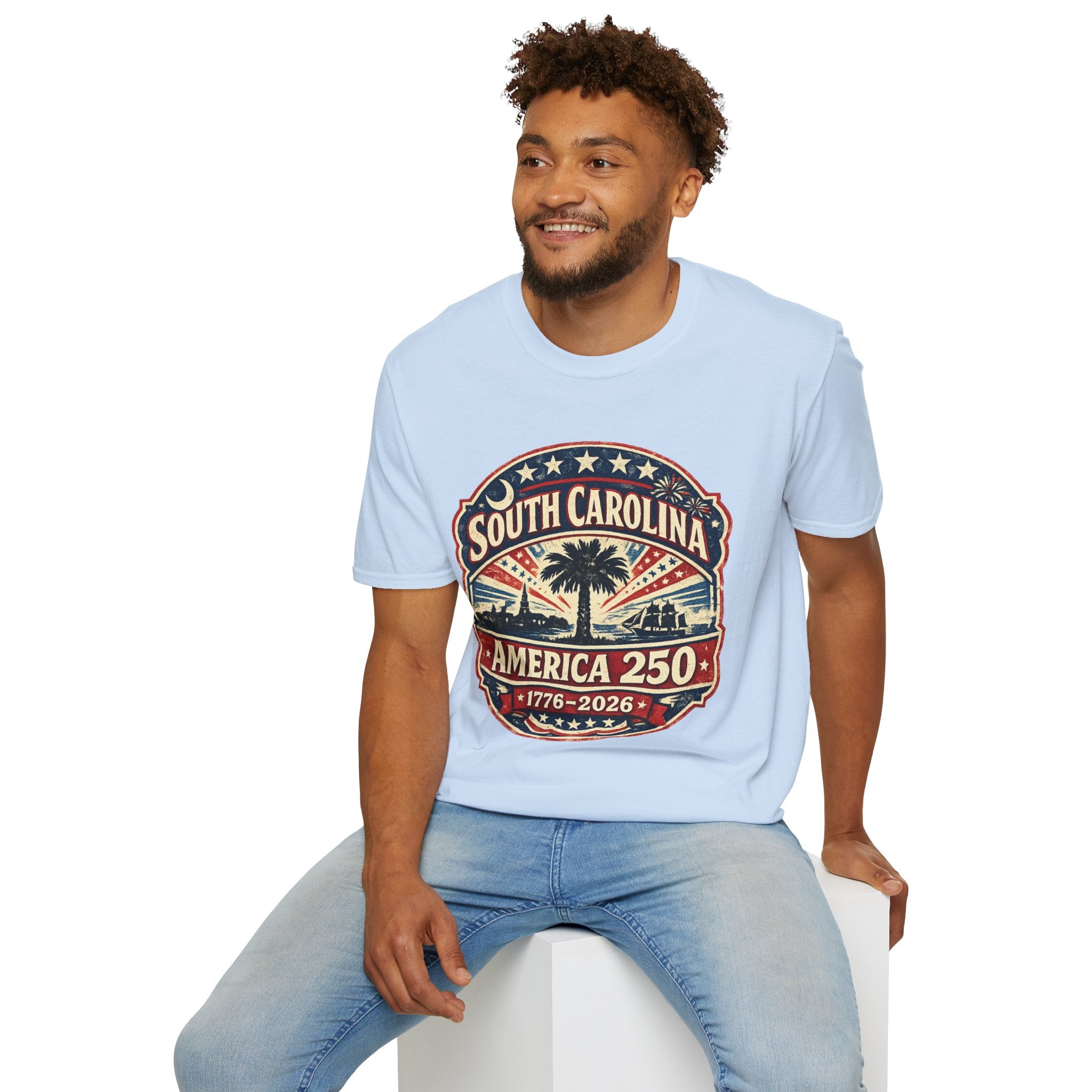 America 250 South Carolina Anniversary T-Shirt — Retro State Pride Tee