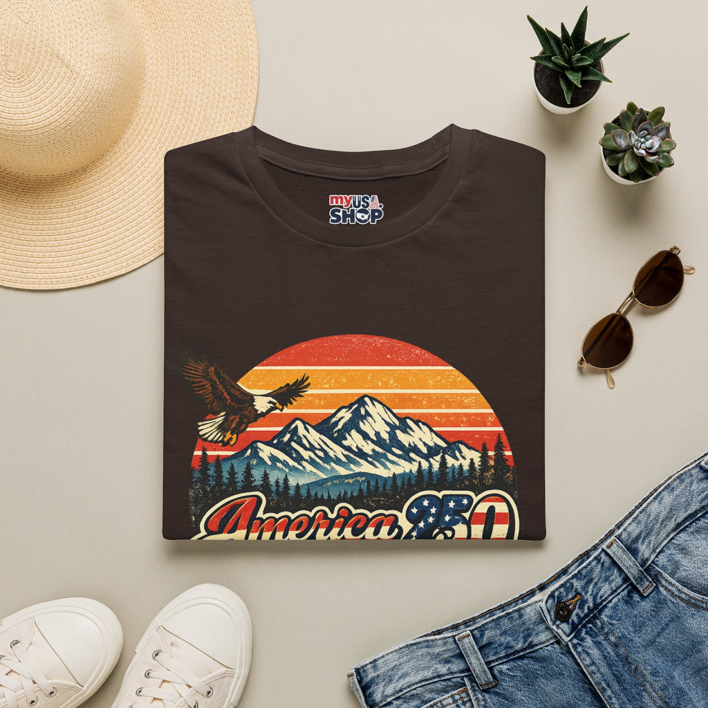 America 250 x Montana Vintage Eagle — America 80s Retro Mountain