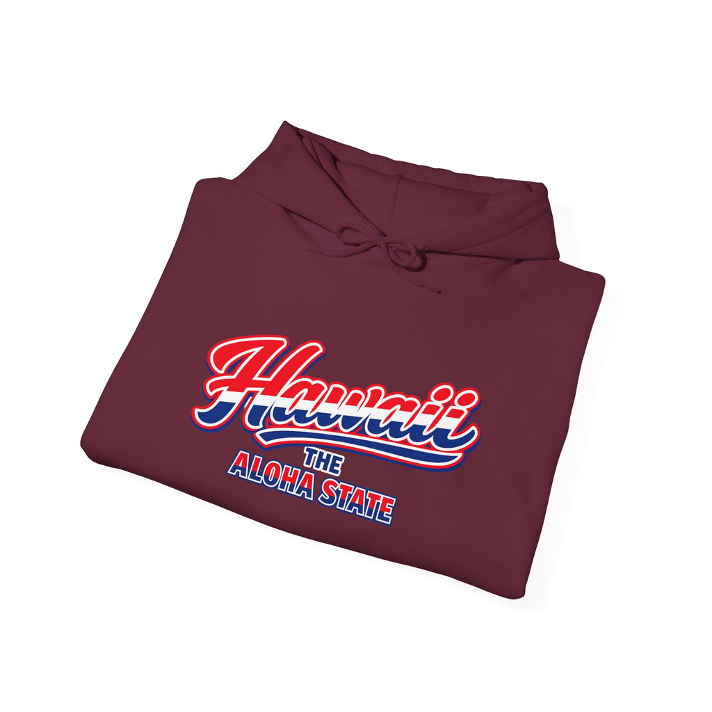 Hawaii The Aloha State Heavy Blend Hooded Sweatshirt