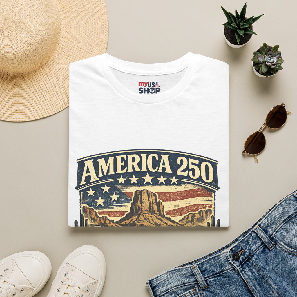 America 250 Shirt — Oregon Western Pioneer Trail Graphic Tee