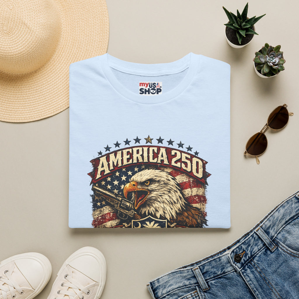 T-Shirt — America 250 South Carolina Vintage Eagle Patriotic Tee