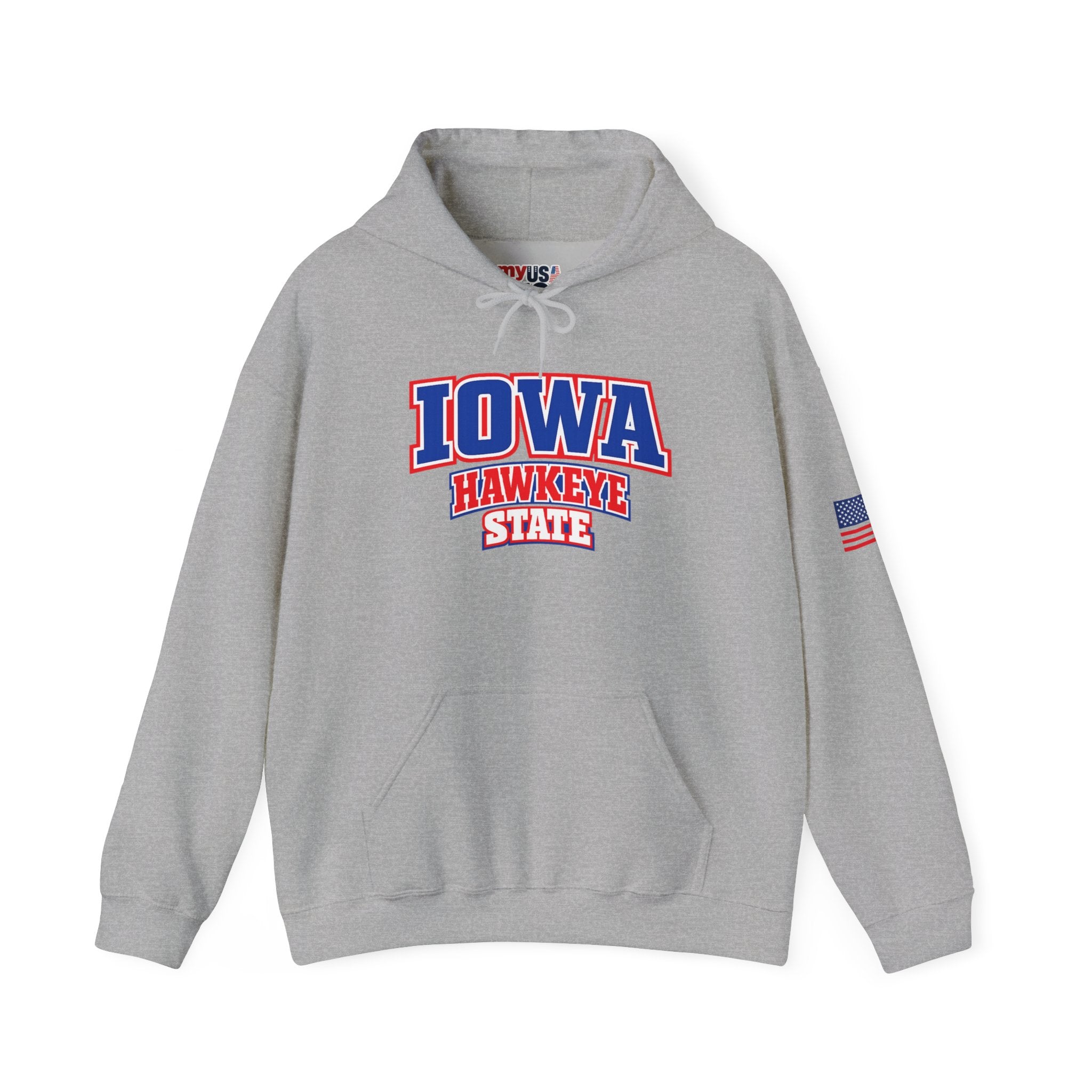 Iowa Hawkeye State Heavy Blend Hooded Sweatshirt