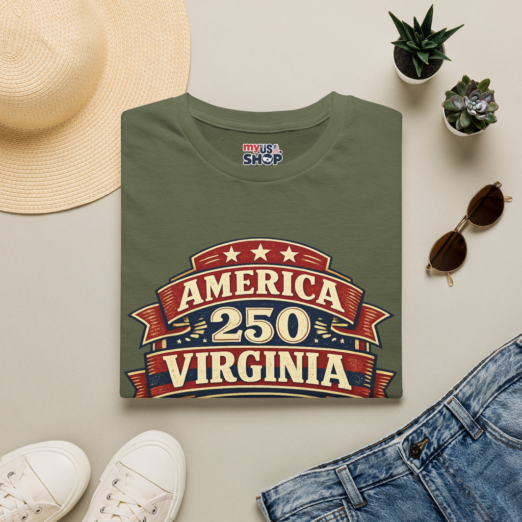 American 250 Virgnia Tee Birthplace of the Nation Design
